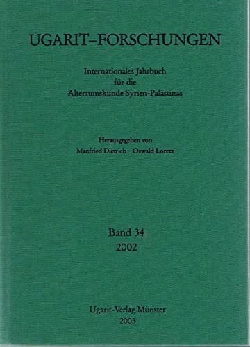 Ugarit-Forschungen. Jahrbuch (German Edition)