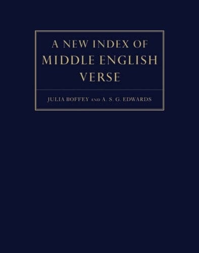 NEW INDEX OF MIDDLE ENGLISH VERSE
