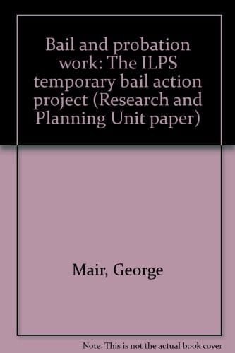 Bail and probation work