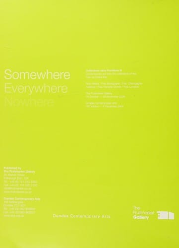 Somewhere, everywhere, nowhere