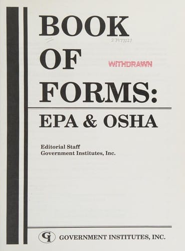 Book of forms