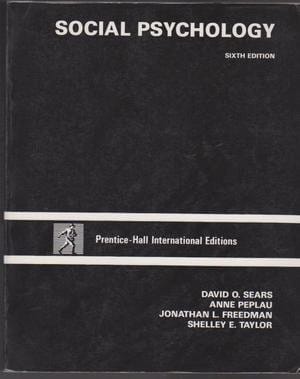 Social psychology