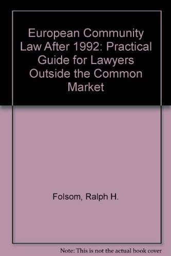 European Community Law After 1992