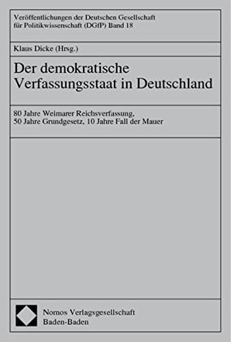 Der demokratische Verfassungsstaat in Deutschland