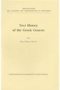 Text history of the Greek Genesis
