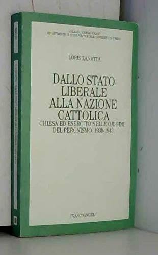Dallo stato liberale alla nazione cattolica