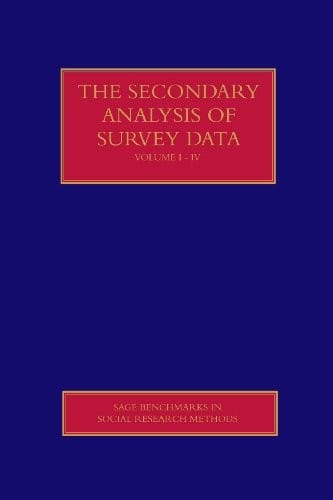 The secondary analysis of survey data