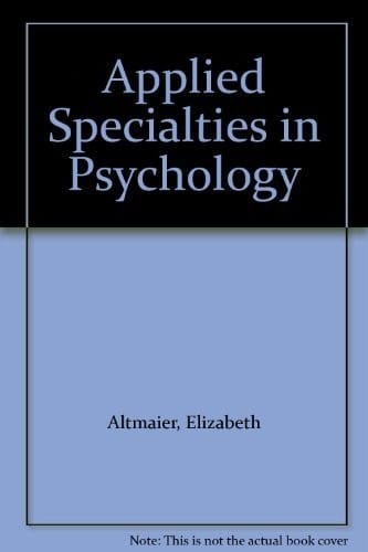 Applied specialties in psychology