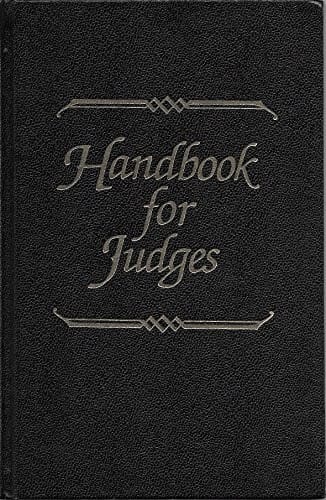 Handbook for judges