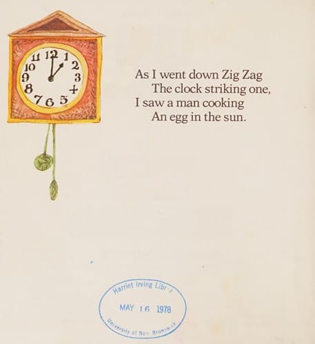 As I went down zig zag