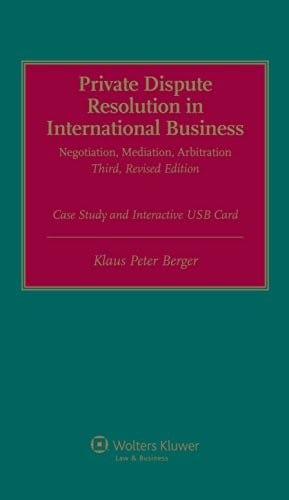 Private dispute resolution in international business