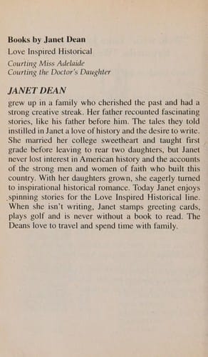 Courting the doctor's daughter