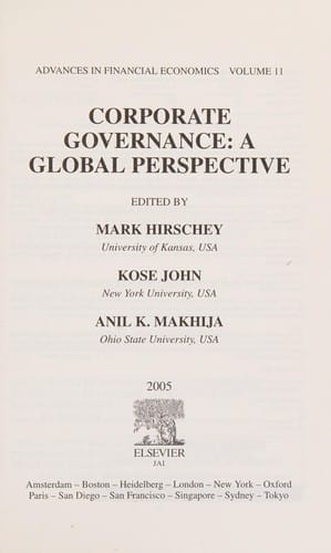 Corporate governance