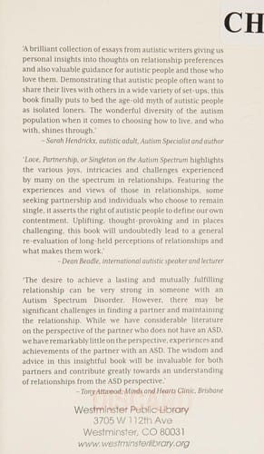 Love, partnership, or singleton on the autism spectrum