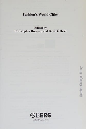 Fashion's world cities