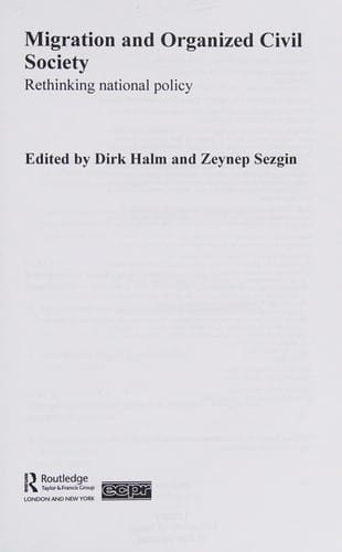 Migration and organized civil society