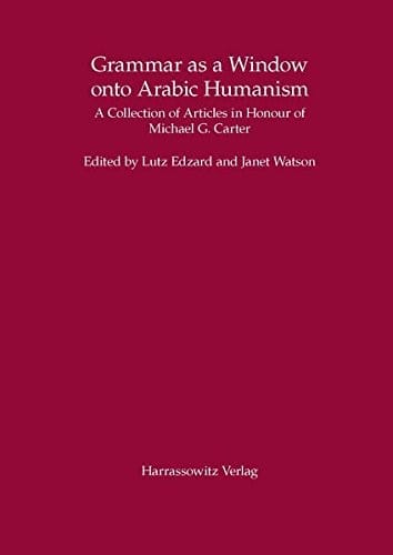 Grammar as a window onto Arabic humanism