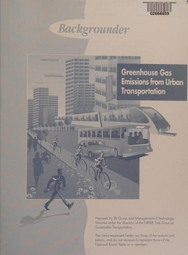 Greenhouse gas emissions from urban transportation