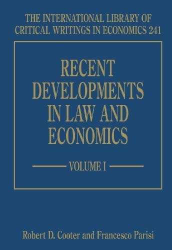 Recent developments in law and economics