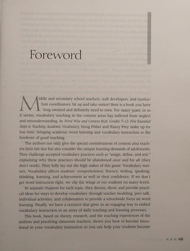 Word wise and content rich, grades 7-12