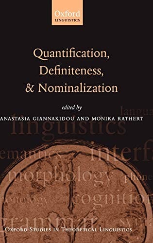 Quantification, definiteness, and nominalization