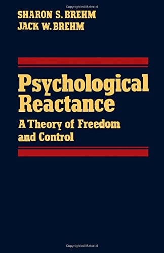 Psychological reactance