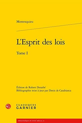 L' esprit des lois