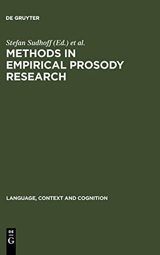 Methods in empirical prosody research