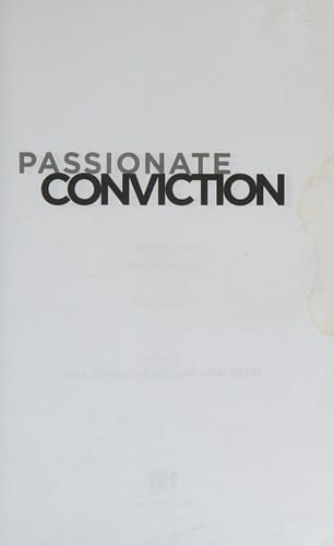 Passionate conviction