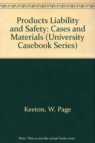 Products liability and safety