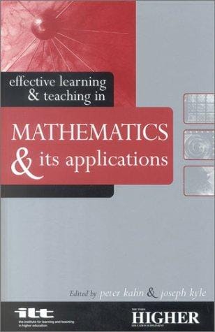 Effective learning & teaching in mathematics & its applications