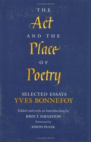 The act and the place of poetry