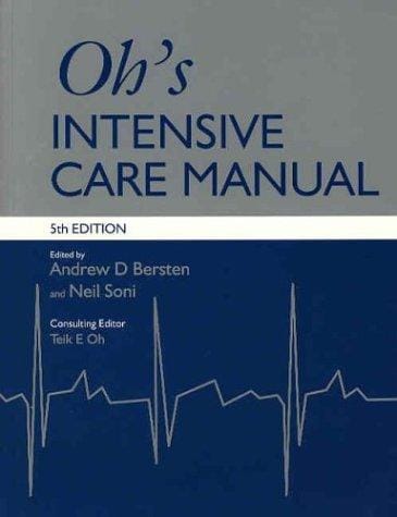 Oh's intensive care manual