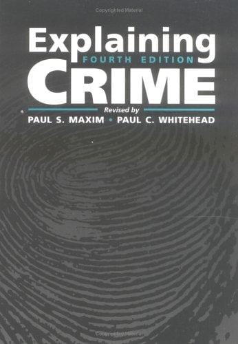 Explaining crime
