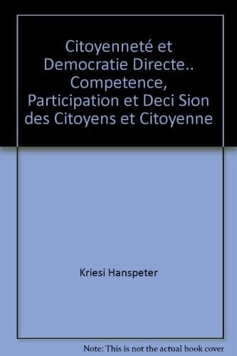 Citoyenneté et démocratie directe