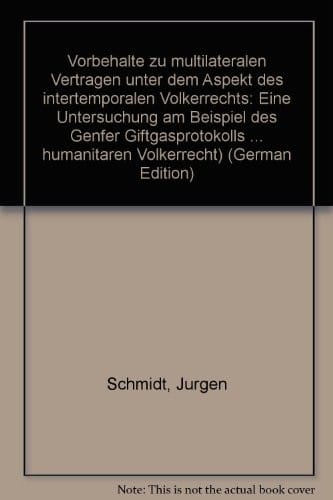 Vorbehalte zu multilateralen Verträgen unter dem Aspekt des intertemporalen Völkerrechts