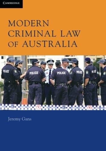 Modern criminal law of Australia