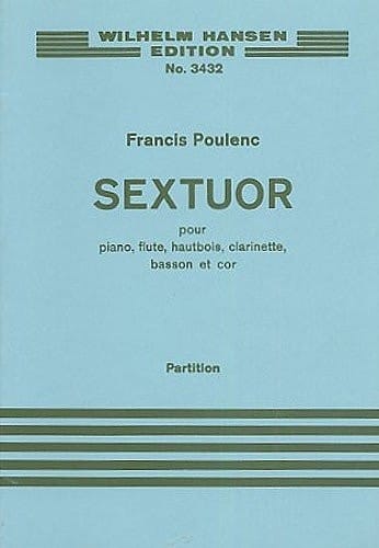 Sextuor Pour Piano, Flute, Hautbois, Clarinette, Basson Et Cor (Parition, No. 3432)