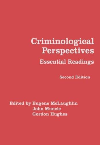 Criminological perspectives