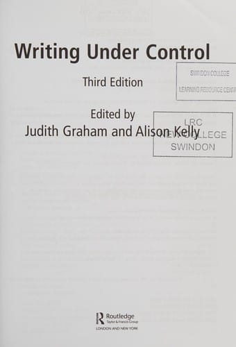 Writing under control