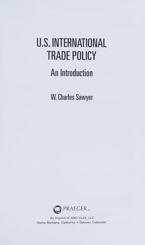 U.S. international trade policy