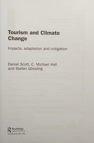 Tourism and climate change