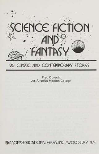 Science Fiction and Fantasy