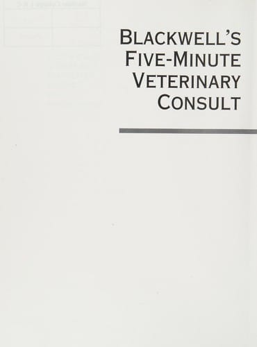 Blackwell's five-minute veterinary consult