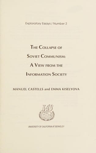 The collapse of Soviet communism