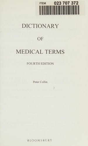 DICTIONARY OF MEDICAL TERMS