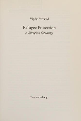 Refugee Protection