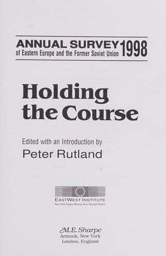 Holding the course