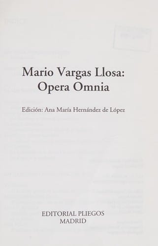 Mario Vargas Llosa