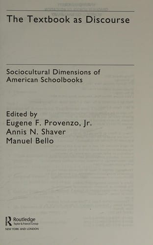 The textbook as discourse